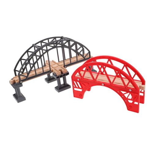 TOYANDONA 2 Stück Teiliges Holzeisenbahnbrücken Langlebige Simulation Kreatives Lernspielzeug Einfach Verbindbar Vielseitig Umgestaltbar für Zugstreckenplanung TOYANDONA 2 Stück Teiliges Holzeisenbahnbrücken Langlebige Simulation Kreatives Lernspielzeug Einfach Verbindbar Vielseitig Umgestaltbar für Zugstreckenplanung von TOYANDONA