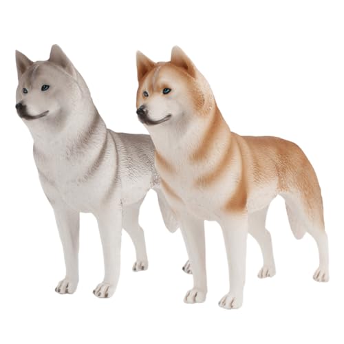 TOYANDONA 2 Stück Teiliges Husky Realistische Hundemodelle als Desktop Schmuck Detailreich und Pädagogisch Geeignet für Spielerische Wohnkultur Haustierfiguren TOYANDONA 2 Stück Teiliges Husky Realistische Hundemodelle als Desktop Schmuck Detailreich und Pädagogisch Geeignet für Spielerische Wohnkultur Haustierfiguren von TOYANDONA