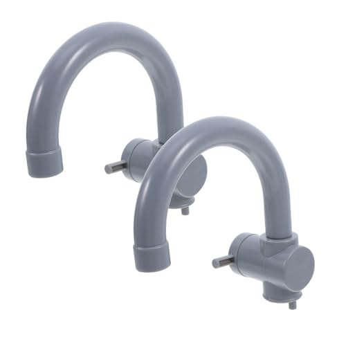TOYANDONA 2 Stück Teiliges Küchen Wasserhahn Realistisch Plastischer Fake Wasserhahn Leicht zu Reinigen Kompatibel mit Küchenspielzeug für Rollenspiele Zuhause Freien von TOYANDONA