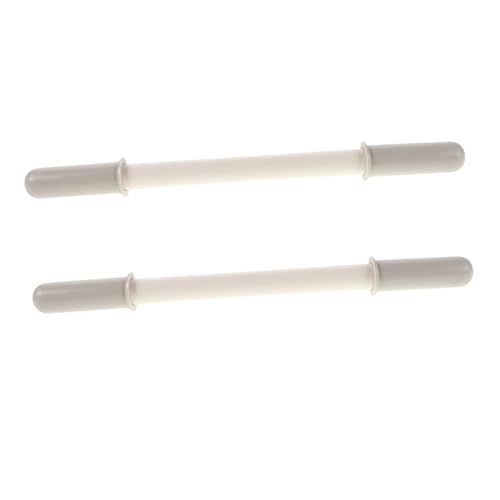 TOYANDONA 2 Stück Teiliges Kunststoff Griffe für Schaukelpferd Ergonomische rutschfeste Ersatz Handgriffe Robust und Langlebig Kompatibel für DIY Schaukelzubehör Weiß von TOYANDONA