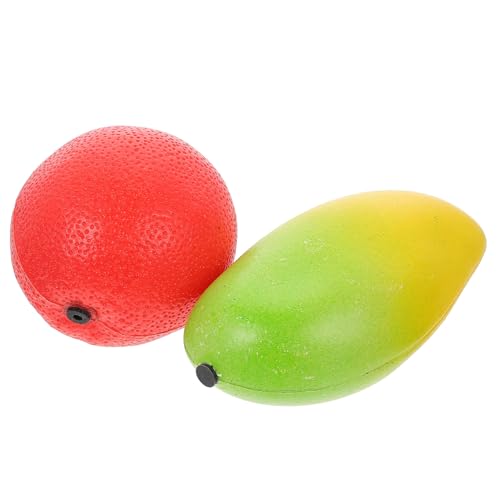 TOYANDONA 2 Stück Teiliges Mango und Orange Pädagogisches Schlaginstrument aus Sicherem Material Fördert Rhythmusgefühl und Frühes Lernen durch Interaktives Musizieren von TOYANDONA