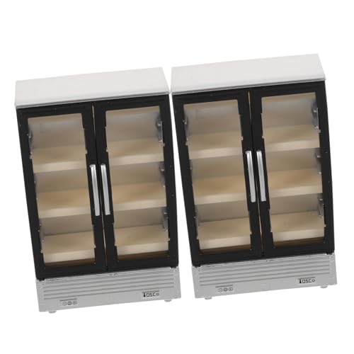 TOYANDONA 2 Stück Teiliges Mini Kühlschrank mit Doppelter Tür Kompakter Miniatur Kühlschrank aus Robustem Kunststoff Tragbar für Puppenhaus Küchendeko und Kinderfreundliches Rollenspiel TOYANDONA 2 Stück Teiliges Mini Kühlschrank mit Doppelter Tür Kompakter Miniatur Kühlschrank aus Robustem Kunststoff Tragbar für Puppenhaus Küchendeko und Kinderfreundliches Rollenspiel von TOYANDONA