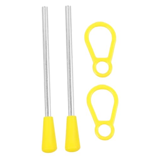 TOYANDONA 2 Stück Teiliges Percussion Dreieck Eisenstäbe mit Rutschfestem Griff Stabiles Orff Schlaginstrument Zubehör für Vielseitige Musikinstrument Schlägel für Musikunterricht und von TOYANDONA
