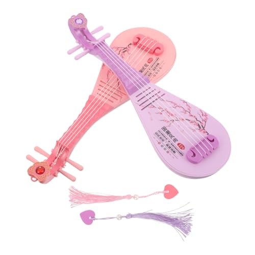 TOYANDONA 2 Stück Teiliges Pipa Instrument mit Realistischem Design Sound und Lichteffekten Fördert Musikalische Früherziehung und Sensorische Entwicklung Geeignet für Eltern Junge Mädchen von TOYANDONA