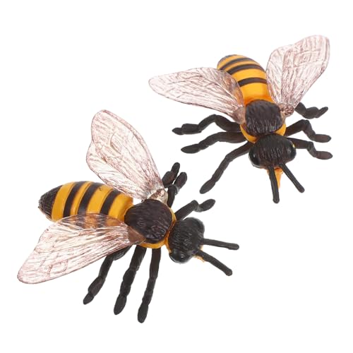 TOYANDONA 2 Stück Teiliges Realistisches Bienenmodell aus Sicherem Pädagogisches Insektenspielzeug für Kuchen Deko für Halloween Partys und Interaktives Klassenzimmer TOYANDONA 2 Stück Teiliges Realistisches Bienenmodell aus Sicherem Pädagogisches Insektenspielzeug für Kuchen Deko für Halloween Partys und Interaktives Klassenzimmer von TOYANDONA