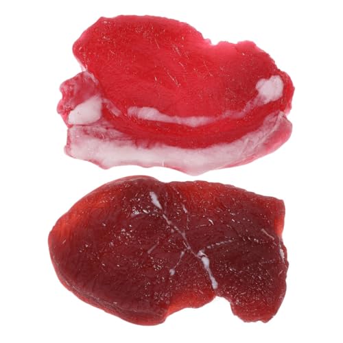 TOYANDONA 2 Stück Teiliges Realistisches Kunstfleischmodell Lebensnahe Schweine und Rindfleischattrappen für Küchendekoration Fotografie und Marktausstellungen TOYANDONA 2 Stück Teiliges Realistisches Kunstfleischmodell Lebensnahe Schweine und Rindfleischattrappen für Küchendekoration Fotografie und Marktausstellungen von TOYANDONA