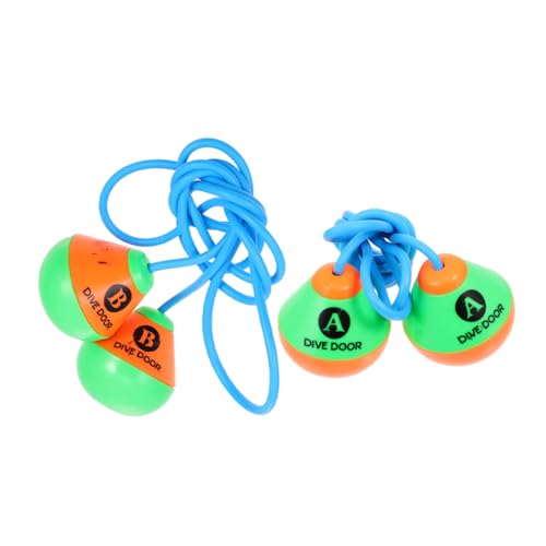 TOYANDONA 2 Stück Teiliges Schwimmtraining Tauchringe Blau Unterwasser Pool für Kleinkinder Fördert Wassersicherheit Verbessert Tauchfähigkeiten Leicht Tragbar für Spiel und Training von TOYANDONA