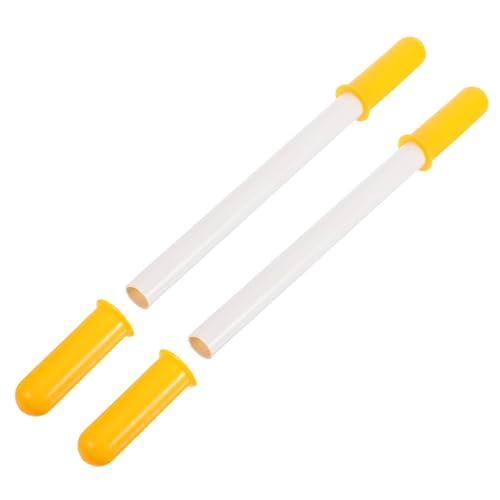 TOYANDONA 2 Stück Teiliges Spielpferd Griff aus Kunststoff Gewindebefestigung rutschfeste Kindergriff Ersatzteile für Schaukelpferd Zubehör Ergonomisch Geformt Gelb Robust und von TOYANDONA
