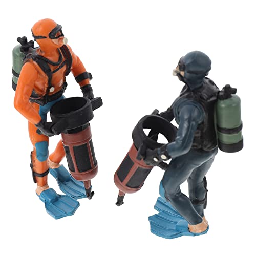 TOYANDONA 2 Stück Teiliges Taucher Figurinen Detailgetreu Langlebig für Aquarium Deko und Realistische Unterwasser Miniatur Modelle Lebensechte Gestaltung TOYANDONA 2 Stück Teiliges Taucher Figurinen Detailgetreu Langlebig für Aquarium Deko und Realistische Unterwasser Miniatur Modelle Lebensechte Gestaltung von TOYANDONA