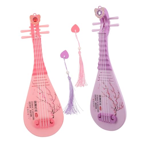 TOYANDONA 2 Stück Teiliges mit Realistischem Pipa Design Interaktives Lernspielzeug mit Licht und Sound Spielerische Musikalische Früherziehung Fördert Kreativität und Eltern-Junge von TOYANDONA
