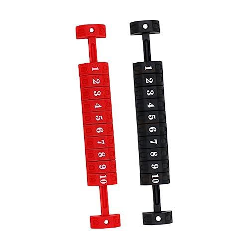 TOYANDONA 2 Stück Tischfußball Punktezähler Mechanischer Klickzähler Kunststoff für Tischfußball und Desktop Spiele Leicht und Tragbar von TOYANDONA