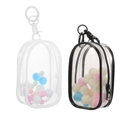 TOYANDONA 2 Stück Transparente Figuren Displaytaschen PVC Aufbewahrungstaschen für Mini Figuren Schlüsselanhänger Multifunktionale Box für Puppen und Stofftiere für Zuhause und TOYANDONA 2 Stück Transparente Figuren Displaytaschen PVC Aufbewahrungstaschen für Mini Figuren Schlüsselanhänger Multifunktionale Box für Puppen und Stofftiere für Zuhause und von TOYANDONA