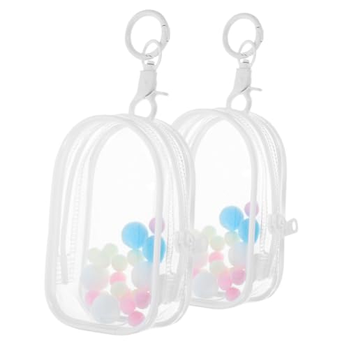 TOYANDONA 2 Stück Transparente PVC Sammelfiguren Aufbewahrungstasche mit Schlüsselanhänger Tragbare Kleine Puppenbox mit Reißverschluss Staubdichte Displaytasche für Mini Figuren und TOYANDONA 2 Stück Transparente PVC Sammelfiguren Aufbewahrungstasche mit Schlüsselanhänger Tragbare Kleine Puppenbox mit Reißverschluss Staubdichte Displaytasche für Mini Figuren und von TOYANDONA