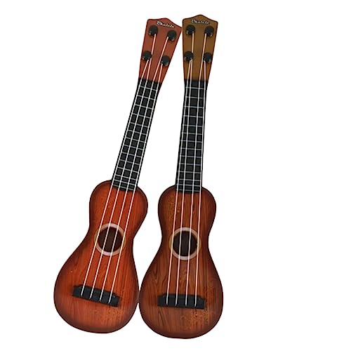 TOYANDONA 2 Stück Ukulelenspielzeug Für Mini Kleinkindinstrumente Musikalische Anfänger Ukulelen Übungsspielzeug Spielzeuggitarren Simulation Ukulelen Ukulelenmodelle von TOYANDONA