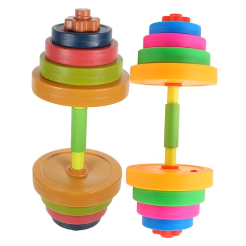 TOYANDONA 2 Stück Verstellbare Hanteln mit Wasserfüllung Dumbbells für Kleinkinder Fitnessgeräte zur Kraftsteigerung und Motorischen Entwicklung Sicher und Fördert Aktives von TOYANDONA