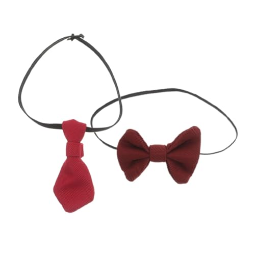 TOYANDONA 2 Stück Vorband Bowtie für Puppenhaus Kostüm Zubehör für DIY Puppen Bastelprojekte Rote Farbe TOYANDONA 2 Stück Vorband Bowtie für Puppenhaus Kostüm Zubehör für DIY Puppen Bastelprojekte Rote Farbe von TOYANDONA