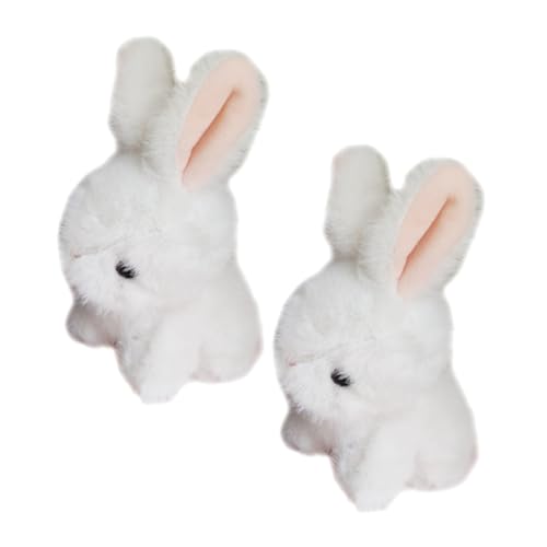 TOYANDONA 2 Stück Weiches Bunny Stofftier mit Schlüsselanhänger Niedliche Häschen Dolls für Kinderpartys und Dekorationen für Frühlingsfeiern TOYANDONA 2 Stück Weiches Bunny Stofftier mit Schlüsselanhänger Niedliche Häschen Dolls für Kinderpartys und Dekorationen für Frühlingsfeiern von TOYANDONA