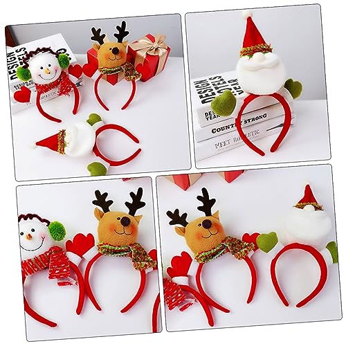 TOYANDONA 2 Stück Weihnachts Stirnband Weihnachtsparty Kopfschmuck Schneemann Haarband Haarschmuck Für Frauen Weihnachts Kopfschmuck Haarreifen Hirsch Stirnband Haarbänder TOYANDONA 2 Stück Weihnachts Stirnband Weihnachtsparty Kopfschmuck Schneemann Haarband Haarschmuck Für Frauen Weihnachts Kopfschmuck Haarreifen Hirsch Stirnband Haarbänder von TOYANDONA