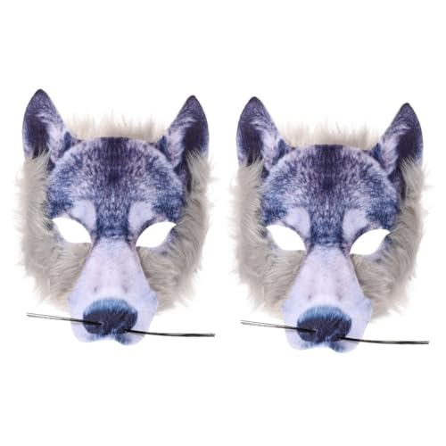 TOYANDONA 2 Stück Wolf Maske Neuartige Maske Wolf Design Maske Karnevalsmaske Cosplay Requisiten Maske Für – Design Maske Tiere Maske Party Cosplay Requisite Maske Für Festival TOYANDONA 2 Stück Wolf Maske Neuartige Maske Wolf Design Maske Karnevalsmaske Cosplay Requisiten Maske Für – Design Maske Tiere Maske Party Cosplay Requisite Maske Für Festival von TOYANDONA