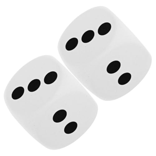 TOYANDONA 2 Stück Zahlenwürfel Für Mathematik Mathe-Spiele Riesige Schaumstoffwürfel Schaumwürfel Anzahl Partygeschenke Eva Weiß TOYANDONA 2 Stück Zahlenwürfel Für Mathematik Mathe-Spiele Riesige Schaumstoffwürfel Schaumwürfel Anzahl Partygeschenke Eva Weiß von TOYANDONA
