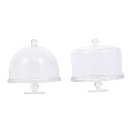 TOYANDONA 2 Stück Zubehör Für Puppenhäuser Kuchenstand Miniatur-zubehör Mini- -ständer Mini-tortenständer Puppenhaus-miniaturen Mini Tortenständer Puppenhaus-miniaturmöbel von TOYANDONA