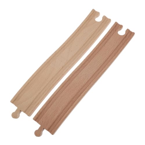 TOYANDONA 2stücke Holzschienen Für Junge Mädchen Erweiterungsset Für Spielzeugeisenbahnen Gebogene Gleise Für Kreative Bahnlandschaften Sicheres Und Holzspielzeug Für Entwicklung Von TOYANDONA 2stücke Holzschienen Für Junge Mädchen Erweiterungsset Für Spielzeugeisenbahnen Gebogene Gleise Für Kreative Bahnlandschaften Sicheres Und Holzspielzeug Für Entwicklung Von von TOYANDONA