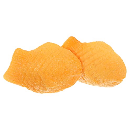 TOYANDONA 2 Stück gefälschter Fisch kinderspielzeug für Children Toys Spielnahrung für Kinderküche realistisch Lebensmittelspielzeug für Kleinkinder Harz Orange TOYANDONA 2 Stück gefälschter Fisch kinderspielzeug für Children Toys Spielnahrung für Kinderküche realistisch Lebensmittelspielzeug für Kleinkinder Harz Orange von TOYANDONA