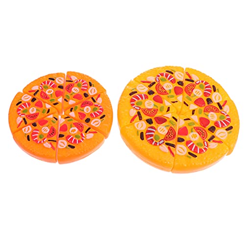 TOYANDONA 2 Stücke Kinder Schneiden Pizza Spielzeug Kunststoff Pädagogische Spielzeug Simulation Lebensmittel Spielzeug TOYANDONA 2 Stücke Kinder Schneiden Pizza Spielzeug Kunststoff Pädagogische Spielzeug Simulation Lebensmittel Spielzeug von TOYANDONA