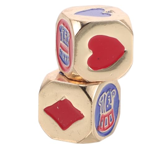 TOYANDONA 2 Stücke Poker Würfel spielwürfel Rollenspiel Würfel Essenswürfel Mini-Metallwürfel Weissagungswürfel Präzisionswürfel Würfel basteln Kunstwürfel einzigartige Würfel Würfeln Eisen TOYANDONA 2 Stücke Poker Würfel spielwürfel Rollenspiel Würfel Essenswürfel Mini-Metallwürfel Weissagungswürfel Präzisionswürfel Würfel basteln Kunstwürfel einzigartige Würfel Würfeln Eisen von TOYANDONA