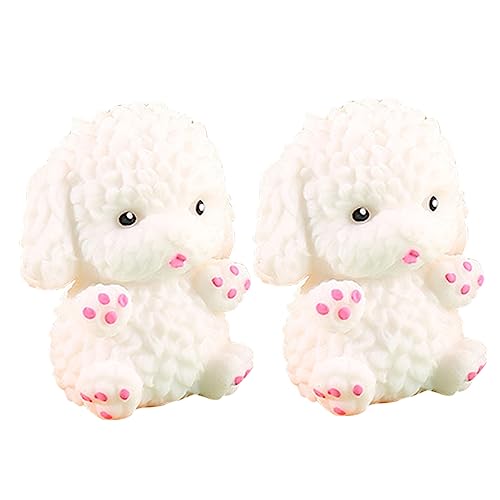 TOYANDONA 2 Stücke Prise Musik Relief Zappeln Hund Squeeze Entzückende Squeeze Tragbare Squeeze Druckentlastung Tragbare Zappeln von TOYANDONA