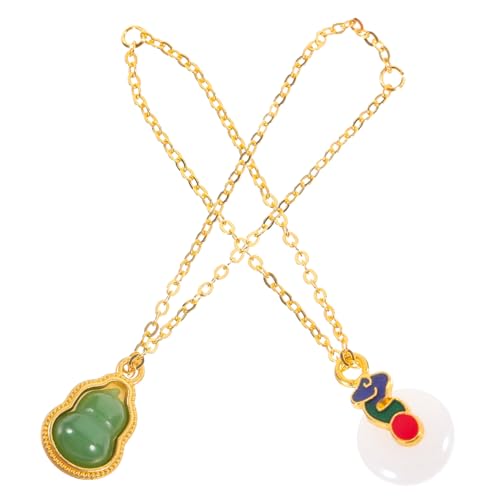 TOYANDONA 2stücke Puppen Mini Halsketten Elegantes Design Zubehör Für Puppenoutfits Und Kreatives Spielzeug Für Rollenspiele Und Puppenpartys TOYANDONA 2stücke Puppen Mini Halsketten Elegantes Design Zubehör Für Puppenoutfits Und Kreatives Spielzeug Für Rollenspiele Und Puppenpartys von TOYANDONA