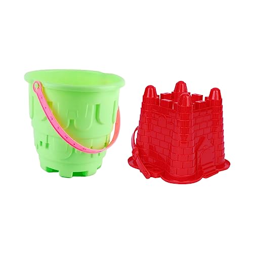 TOYANDONA 2 Stücke Sandcastle Eimer Strand Spielzeug Sandburg Für Kinder Kunststoff Strand Eimer TOYANDONA 2 Stücke Sandcastle Eimer Strand Spielzeug Sandburg Für Kinder Kunststoff Strand Eimer von TOYANDONA