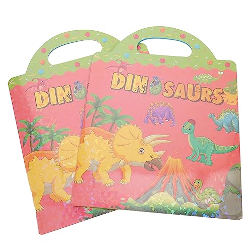 TOYANDONA 2 Szene Aufkleber Kinderspielzeug Puzzlematte Aufkleber-dekore Kinderzimmeraufkleber Stickerbücher Aus Papier Lustige Kinderaufkleber Home Decore PVC Colorful von TOYANDONA