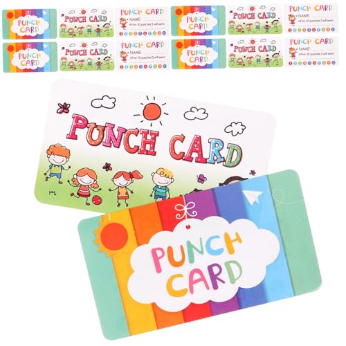TOYANDONA 20 Blatt Punch Card Verhalten Vielkäufer-lochkarte Student Kratzen Treue-lochkarten Hat Cartoon Ermutigende Karten Mehrzweck-lochkarten Vergeben Spaß Schreien Für Papier TOYANDONA 20 Blatt Punch Card Verhalten Vielkäufer-lochkarte Student Kratzen Treue-lochkarten Hat Cartoon Ermutigende Karten Mehrzweck-lochkarten Vergeben Spaß Schreien Für Papier von TOYANDONA