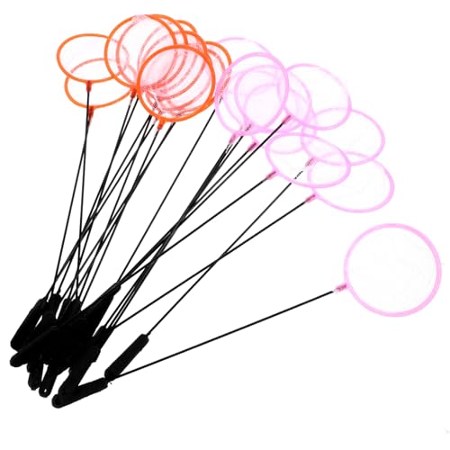 TOYANDONA 20 Pcs Zubehör Legierung Faltbare Fischernetz Mesh Tuch Fisch Fang Net Bunte von TOYANDONA