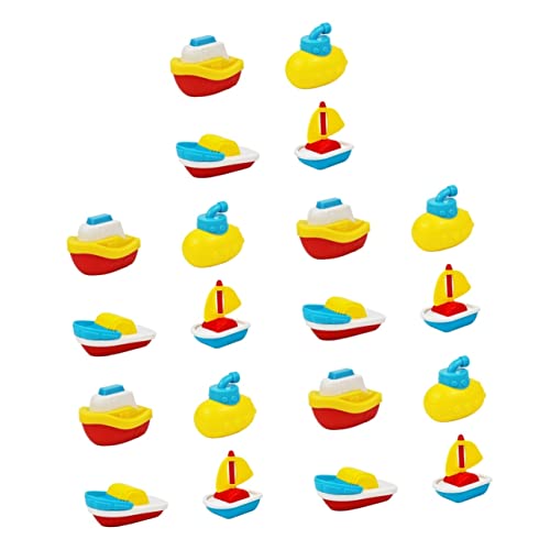 TOYANDONA 20 STK Boot Badespielzeug Weihnachtstasche Badespielzeug Dusche Wanne Schwimmende Spielzeuge Spielzeug Für Säuglingswannen Badespielzeug Für Babywasser Kleinkind Plastik Schmecken von TOYANDONA