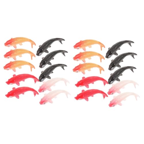 TOYANDONA 20 STK Puppenhaus Spielzeug Aquarium Minifisch Miniatur-Tierfiguren Kinderzimmer Dekoration Fische Spielzeuge Modelle simulierter Fisch Puppenhaus-Ornament Kleiner Fisch Koifisch TOYANDONA 20 STK Puppenhaus Spielzeug Aquarium Minifisch Miniatur-Tierfiguren Kinderzimmer Dekoration Fische Spielzeuge Modelle simulierter Fisch Puppenhaus-Ornament Kleiner Fisch Koifisch von TOYANDONA