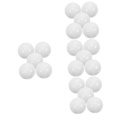 TOYANDONA 20 STK Roulette-perlen Poker Stangenradperlen Partyspiel-Roulette-Rad-perlen Spielradperlen Roulette-Rad-perlen-Requisite Tischspiel-radperlen Haushalt Komponente Weiß Acryl von TOYANDONA