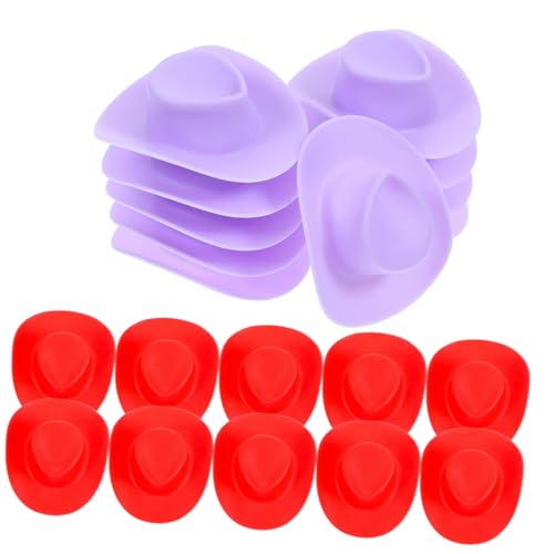 TOYANDONA 20 Stck. Cowboyhutspielzeug für Western Miniatur Party Mini-Hüte Puppe Mini-Hut dekorativer Minihut Plastik -Mini -Hüte dekorative kleine Hüte Mini Sombrero Hüte Kleiner Cowgirlhut TOYANDONA 20 Stck. Cowboyhutspielzeug für Western Miniatur Party Mini-Hüte Puppe Mini-Hut dekorativer Minihut Plastik -Mini -Hüte dekorative kleine Hüte Mini Sombrero Hüte Kleiner Cowgirlhut von TOYANDONA
