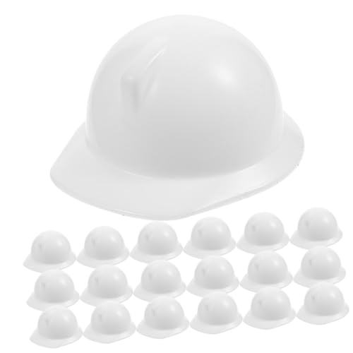 TOYANDONA 20 Stck. Teiliges Miniatur Puppen Schutzhelme aus Langlebigem Kunststoff Realistische Glatte Oberfläche Dekorative Sicherheitshelme für Puppen Praktisch und Bruchsicher für von TOYANDONA