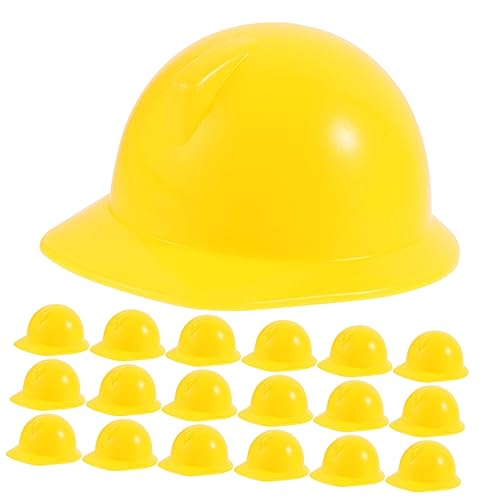 TOYANDONA 20 Stk Spielzeughelm Puppenkleidung Helmaufkleber Bauhut Für Minipuppen Kleiner Hut Mini-puppen Zubehör Für Schutzhelme Schutzhelm Für Kleinkinder Puppenhelme Diy-hüte Yellow Abs TOYANDONA 20 Stk Spielzeughelm Puppenkleidung Helmaufkleber Bauhut Für Minipuppen Kleiner Hut Mini-puppen Zubehör Für Schutzhelme Schutzhelm Für Kleinkinder Puppenhelme Diy-hüte Yellow Abs von TOYANDONA