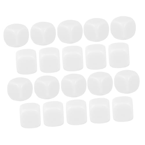 TOYANDONA 20 Stück Acryl Blank Würfel DIY Spielwürfel für Lernspielzeug Bastelbedarf für Brettspiele und Interaktive Aktivitäten TOYANDONA 20 Stück Acryl Blank Würfel DIY Spielwürfel für Lernspielzeug Bastelbedarf für Brettspiele und Interaktive Aktivitäten von TOYANDONA