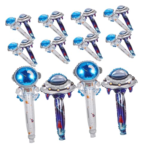 TOYANDONA 20 Stück Astronautenballon Luftballons Zum Thema Weltraum Ballondekoration Cartoon-astronauten Aufblasbare Ballons Ballonverzierung Astronauten Modellieren Ballons Aluminiumfolie von TOYANDONA
