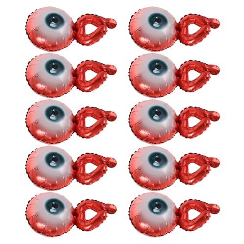 TOYANDONA 20 Stück Aufblasbare Aluminiumfolie Augapfel Ballons für Halloween Partydekorationen und Festlichkeiten TOYANDONA 20 Stück Aufblasbare Aluminiumfolie Augapfel Ballons für Halloween Partydekorationen und Festlichkeiten von TOYANDONA