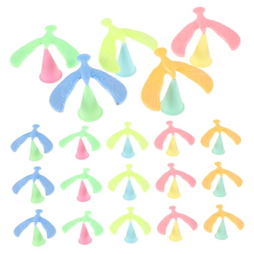 TOYANDONA 20 Stück Balance-Vogeladler Finger interaktives lustiges kleines balancierendes Vogelspielzeug Balance-Schwerkraft-Vogel- Plastik von TOYANDONA