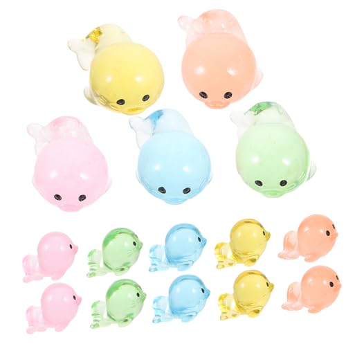 TOYANDONA 20 Stück Cartoon Figuren aus Resin für Aquarien Deko Statuen für Mikro Landschaften Lustige und Kreative Meerestiere Dekorationen TOYANDONA 20 Stück Cartoon Figuren aus Resin für Aquarien Deko Statuen für Mikro Landschaften Lustige und Kreative Meerestiere Dekorationen von TOYANDONA