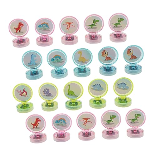TOYANDONA 20stücke Dinosaurier Stempelset Für Junge Mädchen Kreative Mini-spielzeuge Für Geburtstagsfeiern Klassenzimmer Belohnungen Und Festlichkeiten Sicheres Und Langlebiges Material von TOYANDONA