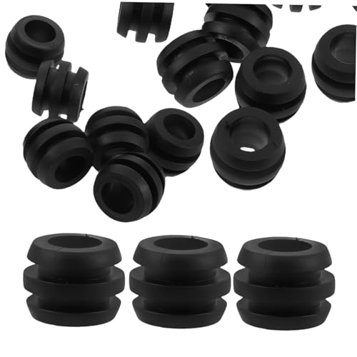 TOYANDONA 20 Stück Foosball Tischlager Gummipuffer Stoßdämpfer Geräuscharm Robuste Universalpassform für Tischfußballstangen Zubehör für und Freizeitspaß von TOYANDONA