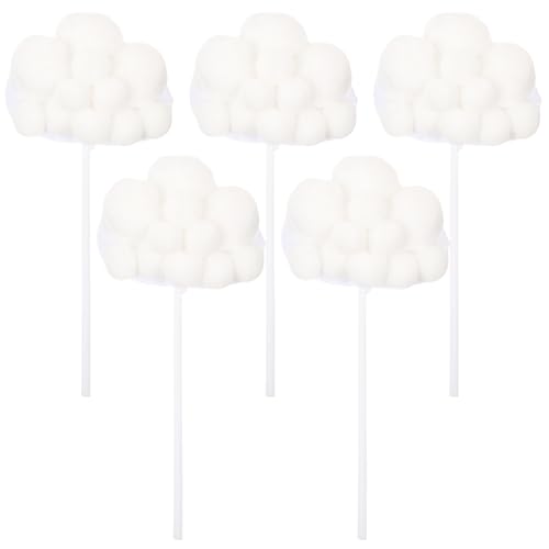 TOYANDONA 4 Sets Wolken-topper Aus Wollgarn Kuchendekoration Geburtstagskuchen-picks Dessert- Für Babyparty 5 Stück X 4 TOYANDONA 4 Sets Wolken-topper Aus Wollgarn Kuchendekoration Geburtstagskuchen-picks Dessert- Für Babyparty 5 Stück X 4 von TOYANDONA