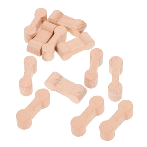 TOYANDONA Kinderspielzeug Aus Holz Für Eisenbahnschienen Verbindungsstücke in Hundeform von TOYANDONA